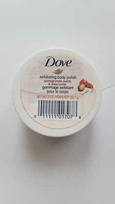 Dove  Exfoliating Body Polish Pomegranate Seeds and Shea Butter 2 Oz Dove Exfoliating Body Polish, Exfoliating Body Polish, Body Polish, Pomegranate Seeds, Body Exfoliator, Pomegranate, Beauty Skin, Shea Butter, Health And Beauty