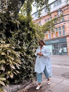 Just a near being left by the bus moment because I’m vain ! Anyway, happy Tuesday 😂 . . . . . . . . White shirt , blue jeans , white shirt blue jeans , loafers outfit , white loafers, black girl style , black girl street outfit , rainy summer day outfit , rainy summer, #edinburghbloggers Rainy Summer Outfit Street Styles, Jeans Loafers Outfit, Rainy Summer Day Outfit, Rainy Summer Outfit, Loafers Outfit Summer, Blue Jeans White Shirt, Rainy Summer Day, Summer Day Outfits