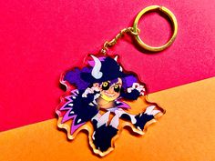 Defender of the Boiling Isles and adorable acrylic keychain, Luz is three inches at widest and comes attached to a metallic gold jump ring clasp. This charm is double sided with the same design on each side. Lumity Keychain, Acrylic Charms, Gold Metal, Birthday Gifts, Accessory Gift, Display Homes, Electronic Accessories, Purple, Paper Party Supplies