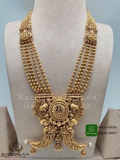 Long Necklace Gold Indian, Terracotta Jewellery Designs, Bridal Jewelry Sets Brides, Wedding Jewelry Sets Bridal Jewellery, Antique Necklaces Design, Gold Jewellry, Antique Gold Jewelry Indian, Antique Jewellery Designs