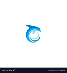 a blue bird logo on a white background with the letter c in the middle and an oval