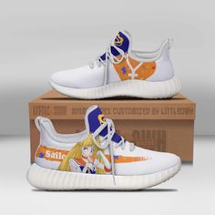 Sailor Venus Reze Boost Custom Sailor Moon Anime Shoes Lightweight construction with breathable mesh fabric provides a comfortable and flawless fit. Sailor Moon Shoes, Anime Moon, Moon Shoes, Sailor Moon Anime, Vegan Design, Boost Shoes, Great Anniversary Gifts, Moon Moon, Anime Shoes