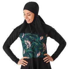 Cover up in style! Looking for the perfect swimming hijab made of high quality swimwear material, then these hijabs are for you. With a beautiful feminine shape and waffle edge, they are the perfect addition to you swim dress or set. Details: Comfortable fit Designed in Australia SPF50+ Material + wash: 82% polyamide 18% elastane Machine wash cold with like colours only Line or air dry Do not iron Do not dry clean Sizing + Fit: Sizing is based on the size you wear in women's clothing Sizes: S, M Full Coverage Swimwear, Swim Leggings, Modest Swimwear, Wear Crop Top, Business Tops, Swim Sets, Swim Dress, Womens Clothing Sizes, Nun Dress