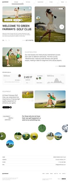 #Golf_Website_Design_Inspiration #Creative_Website_Homepage_Design #Club_Website_Design #Outdoor_Bowling Webpage Design Layout, Web Design Ux Ui, Ui Design Trends, Ui Design Website, Website Page, Webpage Design, Website Design Layout, Web Inspiration