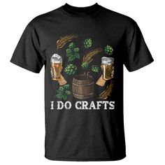 I Do Crafts Beer Funny Home Brewing Vintage Craft Beer Lover T Shirt TS02 Dark Heather Printyourwear Do Crafts, Beer Funny, Beer Humor, Beer Lovers, Vintage Crafts, Home Brewing, Crafts To Do, Craft Beer, Tumble Dryer