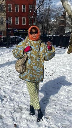 Maximalism Fashion, Winter 22, Layered Fashion, First Snow, Cold Weather Outfits, Snow Day, Playing Dress-up, Winter Looks