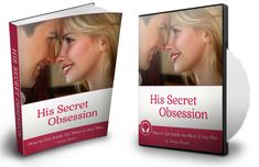 the dvd cover for his secret obsession is shown with an image of two people kissing