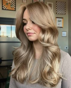 Beige and Dirty Blonde Hair Color Blend Long Dark Blonde Hair Natural, Cool Summer Blonde Hair, Bronde Hair Colour, Honey Dirty Blonde Hair, Ash Dirty Blonde Hair, Blonde Hair Dyes, Dark Beige Blonde Hair, Natural Dirty Blonde Hair, Dirty Blonde Hair With Lowlights