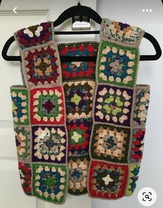 Granny Square Projects, Granny Pattern, Crochet T Shirts, Crochet Hair Accessories, Crochet Granny Square Blanket, Crochet Basket Pattern, Crochet Fashion Patterns, Crochet Square Patterns