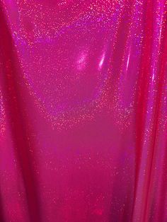 Luxury Hologram dots all over foil Hot pink/Fuchsia metallic nylon spandex 4-way stretch 58/60" Sold by the YD. Ships worldwide from Los Angeles California USA  Content: 80% Nylon; 20% Spandex Pink Foil Fabric, Pink Shimmer Sequin Fabric, Pink Foil, Fabric Patterns Design, Color Shades, Silver Stars, Long Acrylic Nails, Le Point, Fabric Patterns