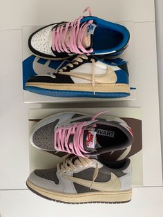 Tenis Travis Scott, Men Snickers, Travis Scott Sb Dunks, Nike Travis Scott, Replica Sneakers, Nike Off White, Sneaker Closet, Diy Sneakers, Balenciaga Sneakers