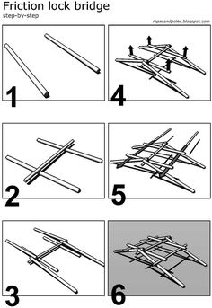 the instructions for how to make a folding bed frame with two legs and four feet