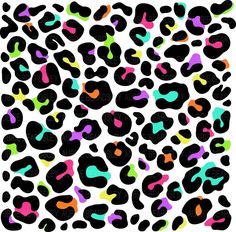 an animal print pattern with different colors