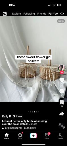 Flower Girl Baskets, Flower Girl