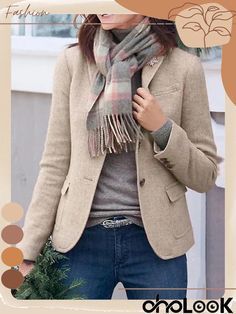 falloutfit#fallcolors#fallfashion#womenstyle#stylish# Short Blazer, Blazer Jackets For Women, Stylish Jackets, Woolen Coat