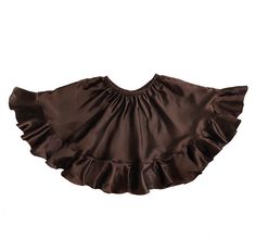 Dark brown satin mini skirt with ruffle. Size XS. New  | eBay Chic Satin Tiered Skirt, Summer Satin Tiered Skirt, Spring Satin Ruffled Skirt, Chic Silk Bottoms With Ruffles, Party Skort With Ruffle Hem, Satin Ruffled Skirt For Party, Ruffle Hem Skort For Party, Elegant Tiered Ruffle Skort, Spring Satin Skirt With Ruffles