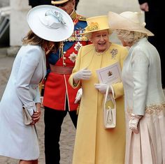 the queen and prince are talking to each other