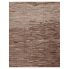 an area rug with wood grain pattern