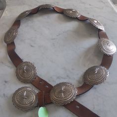 Stunning Vintage Navajo Belt Sterling Silver Designed By Henry Morgan 10 Links Including Buckle 650 Grams Of Sterling Silver Not Including The Leather Belt Absolutely Beautiful Crafted Will Fit 38 To 40 Waste Navajo Belt, Henry Morgan, Mens Belt, Vintage Navajo, Mens Belts, Vintage Accessories, Leather Belt, Limited Time, Mens Accessories