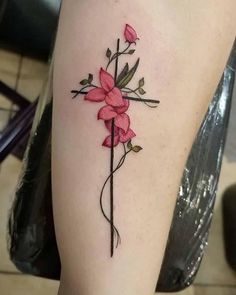 Cross With Cardinal Tattoo, Biblical Flowers Tattoo, Religion Tattoo, Faith Tattoo Designs, Cross Tattoo On Wrist, Tattoo Cross, Daffodil Tattoo