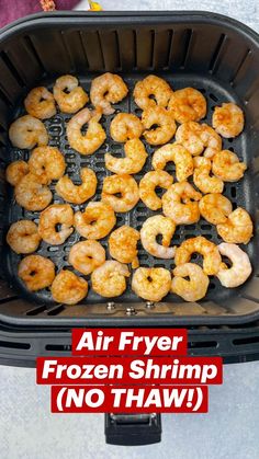 air fryer frozen shrimp no thaw