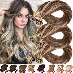 ad eBay - Stands Nail U Tip Pre Bonded 100% Remy Human Hair Extensions Fusion Keratin Weft - Buy Now, click the link (eBay) 100 Remy Human Hair, Remy Human Hair Extensions, Styling Products, Wigs Hair Extensions, Remy Human Hair, Human Hair Extensions, Keratin, Hair Extensions, Human Hair