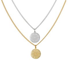 These LC Lauren Conrad necklaces offer the perfect mix of elegant style and whimsical charm.SET DETAILS Includes: 2 necklaces Pendant length: .38 in. (each) Chain length: 16 in. with 3-in. extender (each) Chain type: curb Clasp: lobster-claw Plating: silver tone & gold tone Packaging: boxed Not appropriate for children 14 years old and younger. Size: One Size. Color: Multicolor. Gender: female. Age Group: adult. Lauren Conrad Collection, Necklaces Pendant, Disc Pendant, Charm Set, Lc Lauren Conrad, Lauren Conrad, Layered Necklaces, Chain Length, Lobster Claw