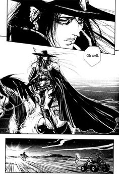 an anime story page with black and white illustrations