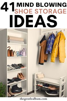 shoe storage ideas Deep Shoe Storage, Clever Shoe Storage Small Spaces Garage, Shoe Storage For Slanted Walls, Shoe Storage Small Space Garage, Shoe Storage Entryway Small Double Door, Space Saving Shoe Storage Under Bed