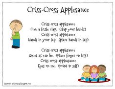 a certificate with an image of two children and the words cross - cross applesauce