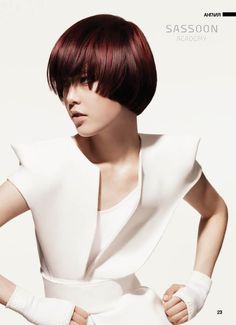 Athletica by Sassoon Academy at Coiffure Beauty Brunette Fringe, Vidal Sassoon Hair Color, Clairol Hair Color, Short Hairstyle Women, Chic Short Hair, Short Layered Haircuts, Fringe Hairstyles, Hairstyle Gallery