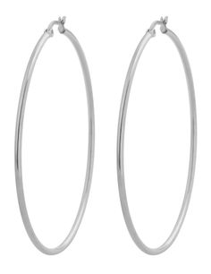 PRICES MAY VARY. Material: Highly Polished 316L Surgical Stainless Steel Hoop Earrings Size: 60mm (2.4") diameter, 2mm (0.1") width With lead-and nickel-free stainless steel construction,100% Hypoallergenic, this is safe on the skin Perfect Gift - Ideal gift for Valentines Day, Mothers Day, Anniversary and Birthday to your Girlfriend or Wife Perfect After Sales Service: If you are not satisfied with the product, please feel free to contact us, we will exchange or fully refund to you. Our Edforce After Sales Service, Gift For Valentines Day, Hoops Earrings, Stainless Steel Earrings, Jewelry Earrings Hoops, Stainless Steel Jewelry, Not Satisfied, Steel Construction, Jewelry Set