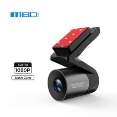 an image of a camera that is attached to the back of a device with red lights on