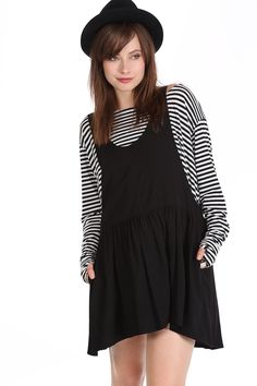 "WhatWouldSusieWear's Black Cut out sides Slouchy Suspender Style Riley Dress. Wear alone, with one of our Frenchie Tops, a bandeau top or cap sleeve T-shirt, over a pair of shorts or our PantalOOnies. The possibilities are endless. Comfy Rayon Challis material is light and flowy. An easy breezy item that is perfect for just about any occasion! Item Details: Measured Flat Please check measurements to chose the size that is best for you! All Items measured flatDOUBLE WAIST MEASUREMENTS> ELASTI Dress With Open Sides, Black Boho, Easy Breezy, Bandeau Top, Dress Clothes For Women, Cap Sleeve, Boho Dress, Vintage Shops, Cap Sleeves