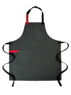 Delantal de cocina gris HAI Grey Apron, Modern Aprons, Custom Aprons, Personalized Aprons, Bib Apron, Chef Apron, Kitchen Aprons