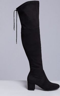 Wide Calf Thigh High Boots, Black Over The Knee Boots Outfit, Plus Size Thigh, Thigh High Boots Outfit, Knee High Boots Flat, Thigh Boots