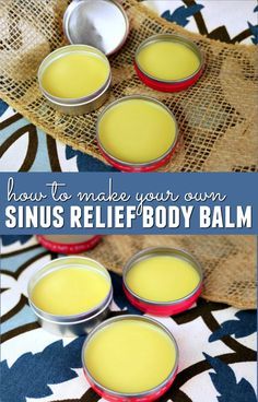 Are you searching for a natural way to clear up your sinus? We'll show you how to make a natural sinus relief body balm that works wonders. It's easy too! Natural Sinus Relief, Sinus Relief, Diet Vegetarian, Body Balm, Natural Therapy, Homemade Remedies, Natural Diy