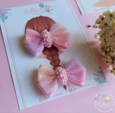 Bow Display Ideas, Hair Bow Display, Hair Accessories Display, Bow Display, Handmade Packaging, Free Internet