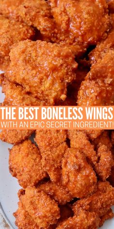 the best boneless wings with an epic secret ingredient