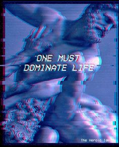 the cover art for one must dominate life