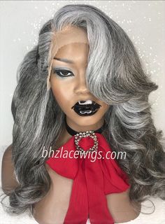 EXCLUSIVE// Auntie Beverly Gray Lace Wig Gray Lace Front Wig - Etsy Slovakia Salt And Pepper Glueless Wigs, Salt And Pepper Wigs For Black Women, Gray Wigs For Black Women, Wig Units, Cash App Card Ideas, Black Women Wigs, Cash App Card, Long Weaves, Silver Wigs