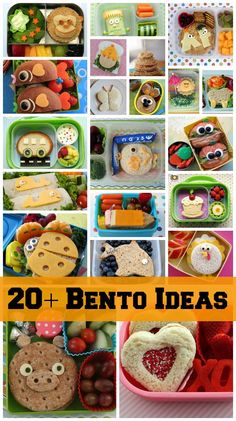 20 bento ideas for kids that are fun and easy to make with their own hands