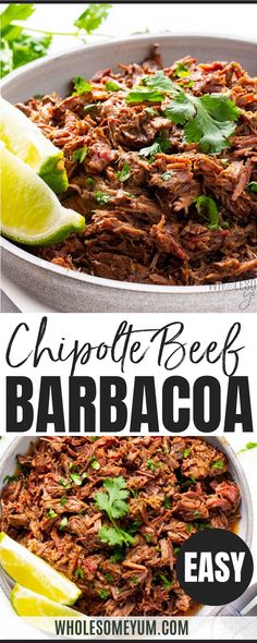 Chipolte Beef Barbacoa Recipe Chipotle Barbacoa Recipe, Chipotle Barbacoa, Beef Barbacoa Slow Cooker, Tacos At Home, Chipotle Copycat Recipes, Beef Barbacoa, Chipotle Recipes, Copycat Chipotle