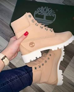 Shoes Boots Timberland, Jordan Shoes Girls, Timberlands, Timberlands Shoes, Fresh Shoes, Cute Boots