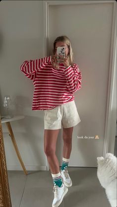 Cute Outfits Florida, Sporty Coastal Outfit, Fun Shorts Outfit, Horta Outfit, Summer Outfits Cool Girl, Gauze Shorts Outfit, Lollapalooza Outfit Chicago, Northeast Summer Outfits, Comfy But Stylish Outfits Summer