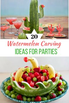 watermelon carving ideas for parties