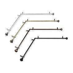 four different types of barbells on a white background