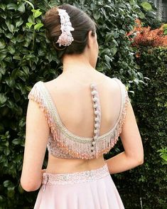 Indian Blouse Designs, Lehenga Blouse Designs, Blouse Back Neck Designs, Blouse Design Images, Blouse Back, Wedding Blouse Designs