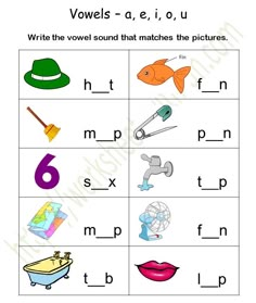 worksheet for the english alphabet with pictures and words to be used as an activity