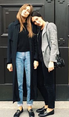 tomboy chic Giulia Tordini, Street Style Jeans, Fashion Gone Rouge, Gucci Loafers, Looks Street Style, Parisian Chic, Mode Inspo, 가을 패션